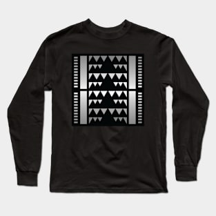 “Dimensional Mountains” - V.1 Grey - (Geometric Art) (Dimensions) - Doc Labs Long Sleeve T-Shirt